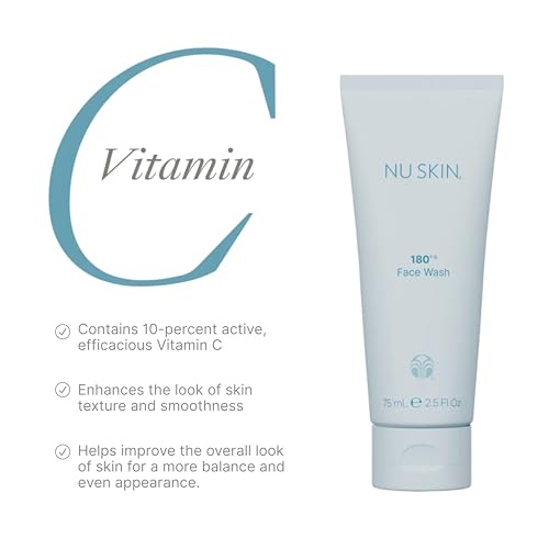 Nu Skin 180° Vitamin C Face Wash for Mature Skin 2.5 Fl Oz Pack of 2