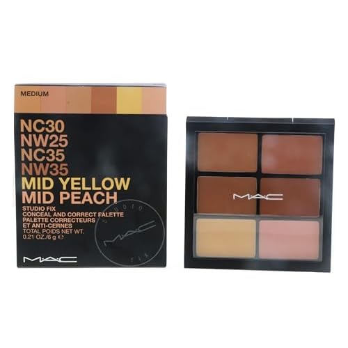 MAC Studio Fix Conceal and Correct Palette - Medium (6 SHADES) - 0.21 oz / 6 g