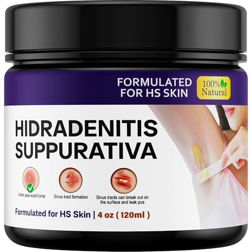 Hidradenitis Suppurativa | Fast Relief for HS Flares, Cysts, Infections, Razor Bumps, Abscesses | Natural Hidradenitis Suppurativa Cream with Propolis, Beeswax & Essential Oils ? 4 oz