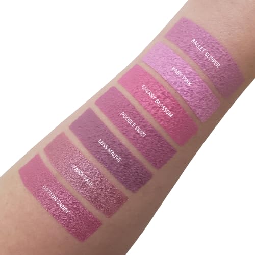 Aromi Baby Pink Matte Liquid Lipstick - Light Pink Lip Color for Women, Long-lasting, Velvety Finish, Waterproof, Vegan, Handmade (Baby Pink) | Baby Pink Lip Color, Matte Finish, Long-lasting, Long Wear, Light Pink Color