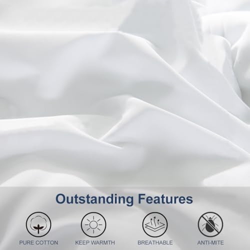 Super King Duvet Insert 120x120 400GSM Microfiber Comforter White ACCURATEX