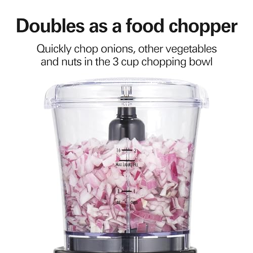 Hamilton Beach Power Elite Blender & Food Chopper Set - Black, 40 Oz Glass Jar