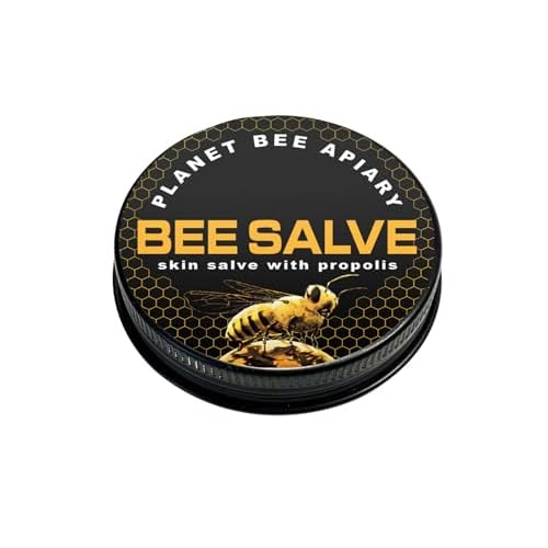 UNSCENTED BEE SALVE 1oz ? Beeswax & Propolis Skin Moisturizer ? All Natural, Small Batch