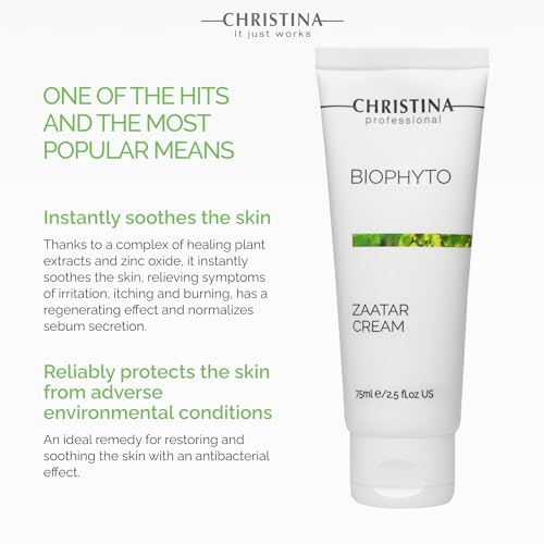 Biophyto Zaatar Vitamin E Retinol Face Cream 75ml - Nourishing Skin Barrier