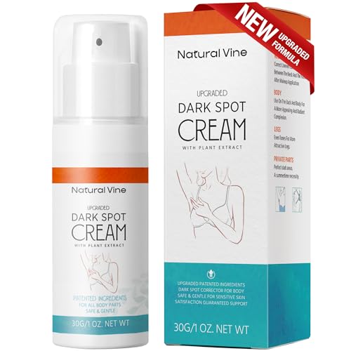 Natural Vine Dark Spot Corrector: Dark Spot Remover for Body in 4-8 Weeks - Instant Concealing & Age Brown Sun Faded Spot Remover Melasma Freckles Correcting with Niacinamide for Women & Men 30g