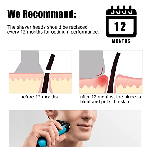 Series 5 Electric Shaver Replacement Head - 52B Compatible with Braun Series 5 Electric Razors, 52B Blades for Braun S5 Replacement Head for 5020, 5020S, 5030, 5030S