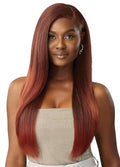Outre Lace Front Wig Swirl 101 Frosted Ash Blonde Melted Hairline - Pre-Plucked, Natural Shape