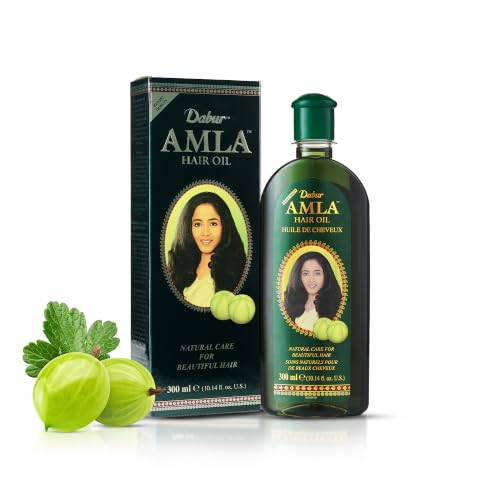 Dabur Amla Hair Oil 16.9 Fl Oz Pack of 3 - Nourishing Herbal Hair Oil with Amla & Botanical Extracts - Ayurvedic Hair Strengthening for Men & Women