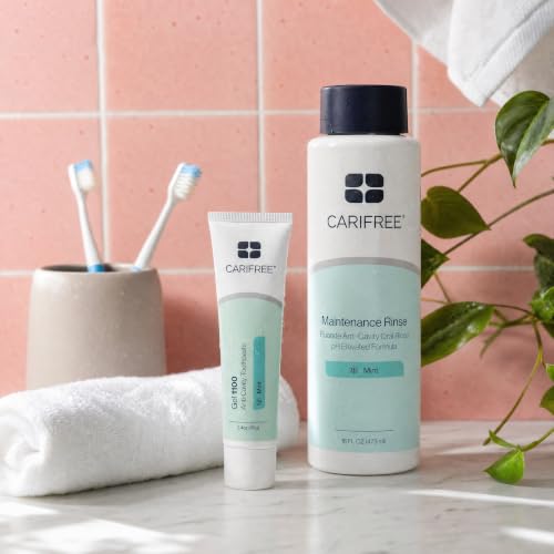 Cavity Prevention Dental Gel and Mouth Rinse Bundle - Fluoride & pH Balance