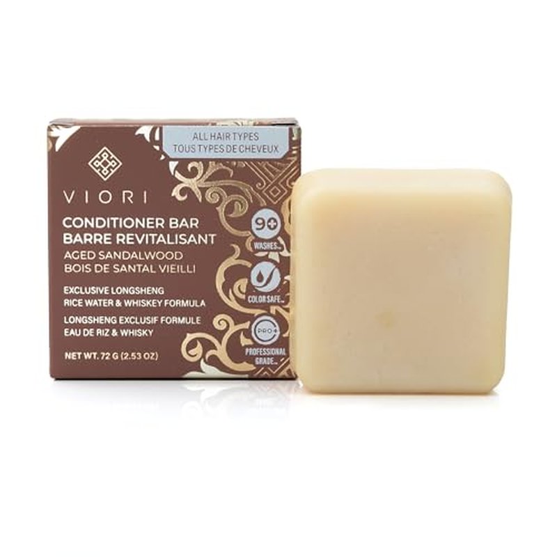 Hamish & Co. Conditioner Bar - Aged Sandalwood - Conditioner for Men - Handcrafted with Scottish Islay and Whiskey Infused - Made from Natural Ingredients - Sulfate, Paraben, Cruelty, and Plastic-Free