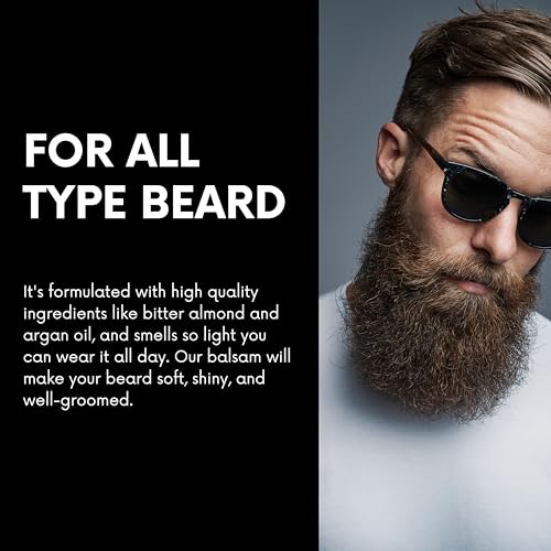 Morfose Ossion Beard Balm for Men - Styling & Frizz Control, 3.4 oz
