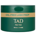 TAD Beauty Prep Pad - DIY Lash Prep Wipes to Clean and Prime Natural Lashes Before Extensions - Disposable Single Use Eyelash Pads with Tweezers - 75 Count for At Home Lash Application Professional
