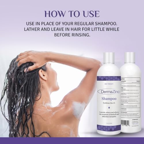 DermaZinc Medicated Zinc Shampoo for Scalp & Body - 16 oz (Variation: Shampoo)