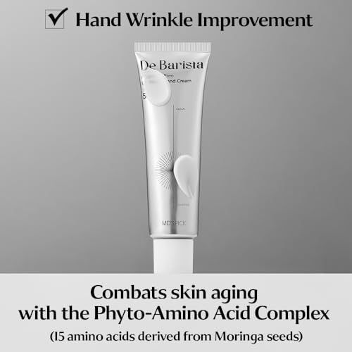 MD'S PICK De Barista Sun Shield Hand Cream SPF50+/PA++++ 50g ? UV Protect,Fragrance-Free, Vegan, and Lightweight Hand Moisturizer