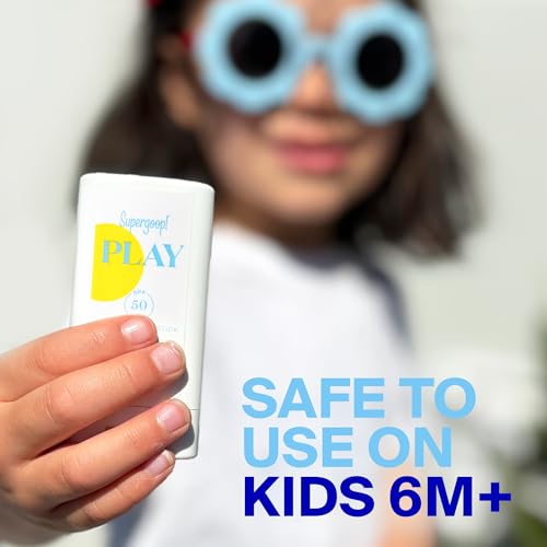Mineral Sunscreen Stick SPF 50 - Water-Resistant Face Sunblock 0.67 oz Pack of 2