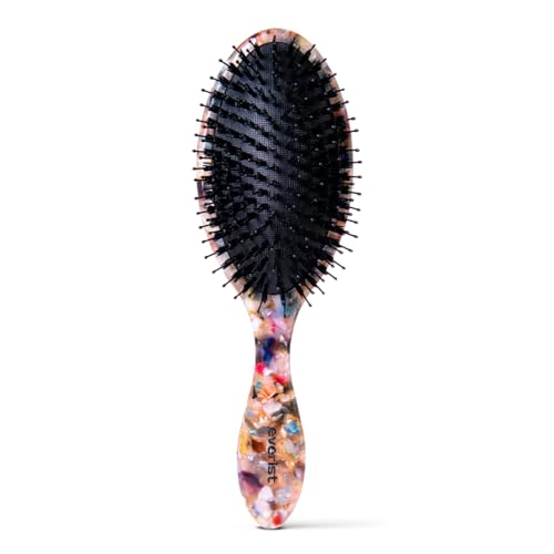 Everist Smooth & Shine Hair Brush - Vegan Boar Bristle Detangler - Variation of THIS Listing