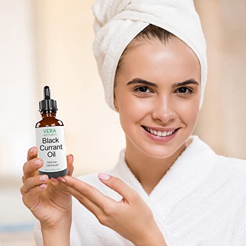 Vera Botanics 100% Pure Black Currant Oil for Skin, Hair, Nails & Massage
