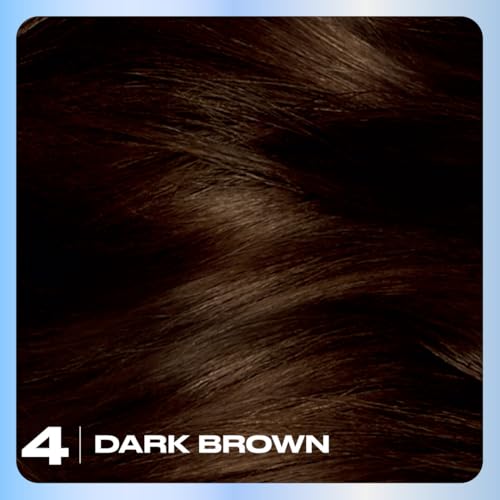 Clairol Nice'n Easy Permanent Hair Dye 4 Dark Brown - 3 Pack, 6.26 Fl Oz Each