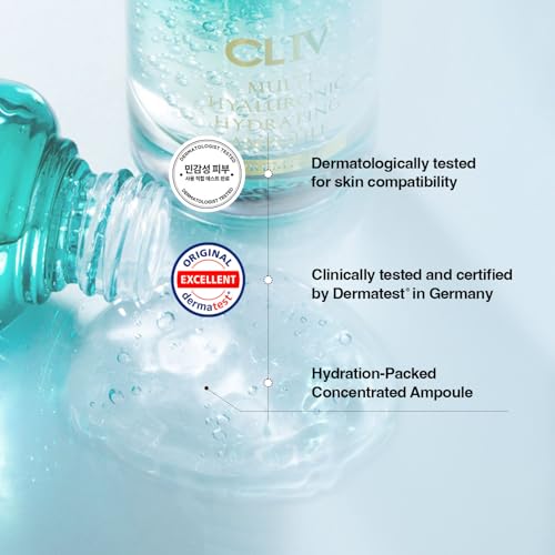 CLIV Multi Hyaluronic Hydrating Ampoule 1.01 Fl Oz - Deep Moisture & Skin Glow