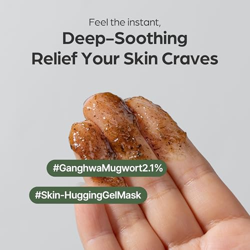 Calming Mugwort Face Mask for Sensitive Skin - Cooling & Soothing Skin Care