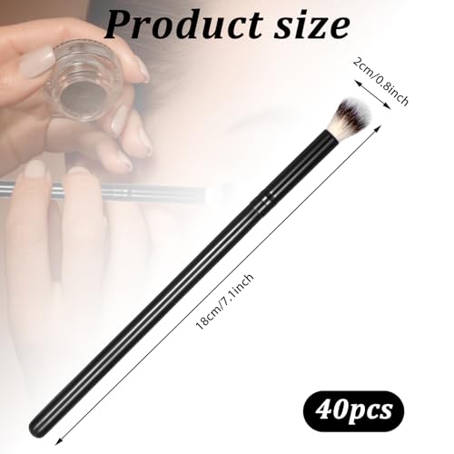 40Pcs Lash & Eye Makeup Brush Set for Eyelash Extensions & Eye Makeup Cleaning