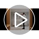 Gold Irregular Frameless Wall Mirror 35.8x17.7 Inches - Asymmetrical Decorative Mirror