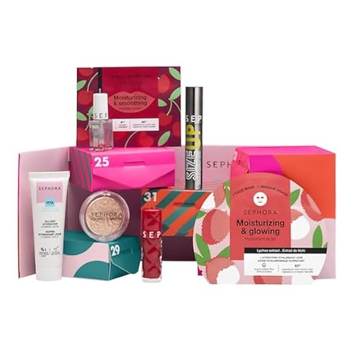 Sephora Favorites Calendrier After Calender 7 Surprises - Moisturizer, Mask, Luminizer, Lip Mask, Mascara, Nail Polish