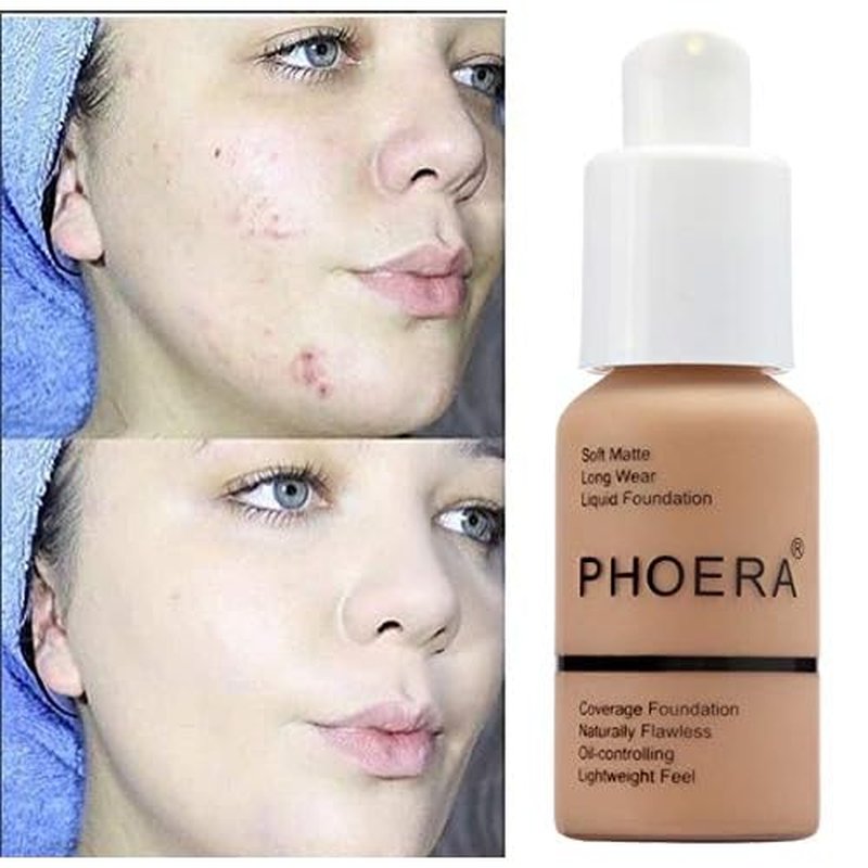 2 Pack Yaper Foundation 102# Nude and 103# Warm Peach