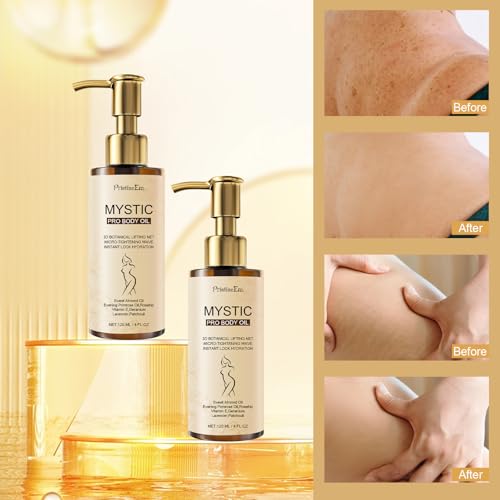 Unscented Body Firming Oil for Hydration & Tightening - 4.23 fl oz - PristineEra