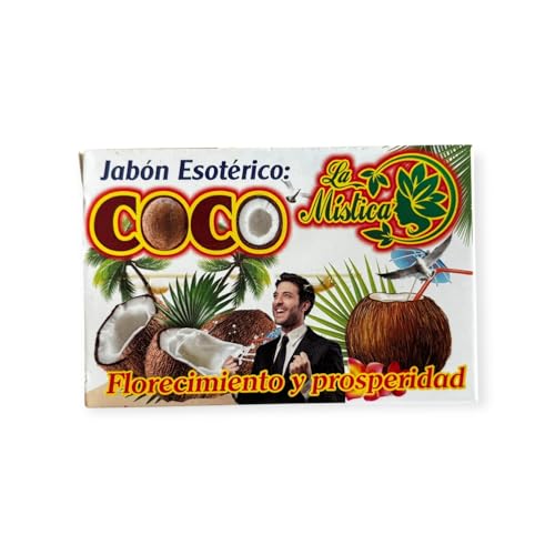 Coconut Bar Soap, Jab?n de coco natural, soap To attract Business, Abundance and Love, nourishing formula