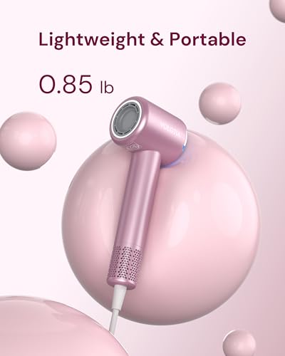 Volgtia Cherry Blossom Pink High-Speed Hair Dryer with Diffuser & Concentrator