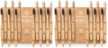 24 Pack Bamboo Toothbrushes for Adults - Eco-Friendly Wooden Toothbrush with Charcoal Soft Bristles, Includes Travel Case