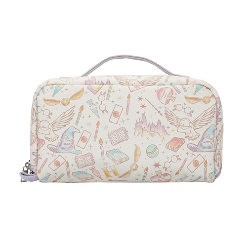 Bioworld Harry Potter Cosmetic Bag with Spell and Potion Print Design