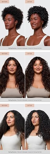 Rizos Curls Strong Hold Hair Gel - Long-Lasting, Flake-Free Curl & Frizz Control - 8oz
