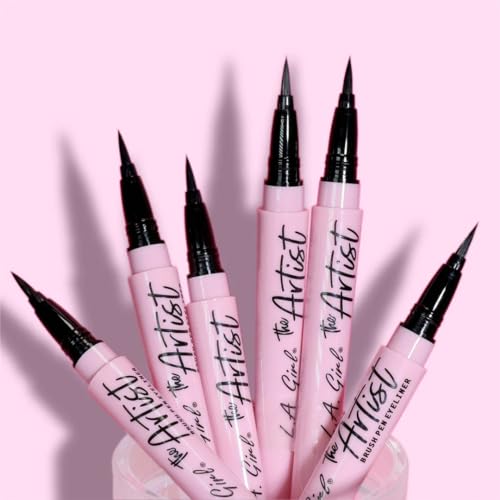 L.A. Girl The Artist Brush Pen Eyeliner, Chocolate Brown GLE739