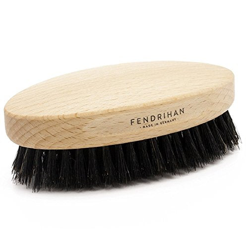 Fendrihan Genuine Boar Bristle Hair Brush with Beech Wood Handle Medium-Soft