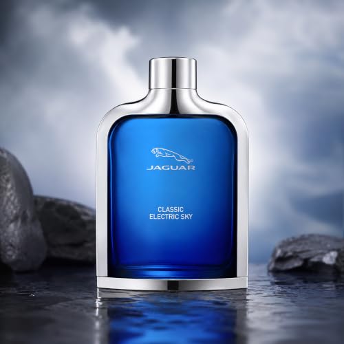 Men's 3.4 oz Jaguar Classic Electric Sky Eau de Toilette Spray