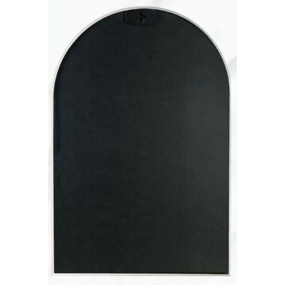 Beaunicorn 20x30 Inch Metal Framed Arched Arch Mirror with Anti-Breakage Film, Easy to Install – Home Decor Arched Wall Mirror for Bathroom, Living Room, Bedroom, Entryway(Silver)