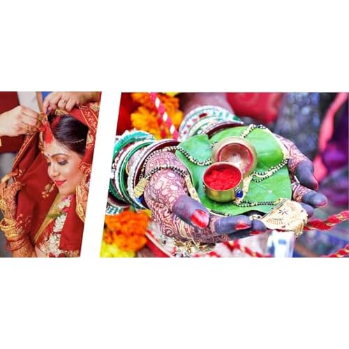 Indian Dark Red Pure Kumkum Powder (Sindoor, Kumkuma, Kum Kum) For Makeup, Pooja And Other Hindu Rituals (Dark Red, 3.52 Ounces)
