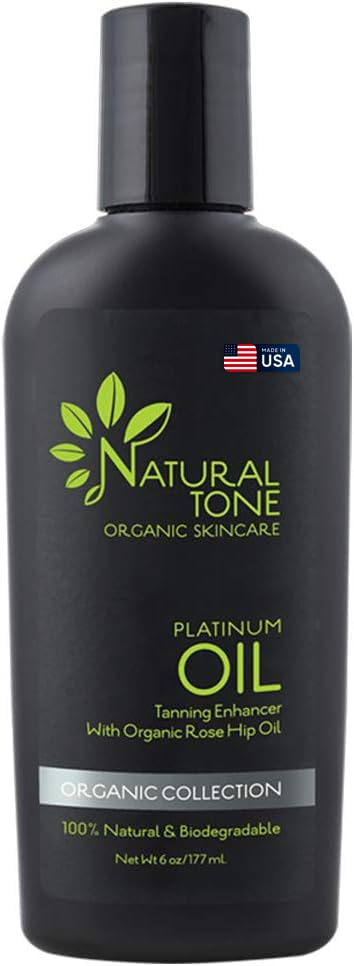 Organic Tanning Oil Enhancer for Deep Golden Glow – 6oz Natural Skin Nourishment