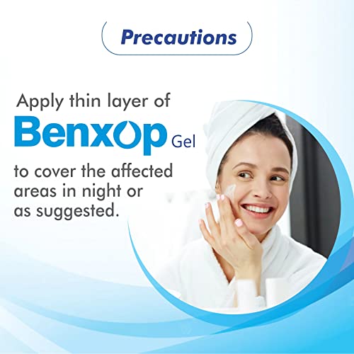 SALVE Benxop 5% Benzoyl Peroxide Gel (20 g / 0.70 oz) - Topical Skincare Gel for Oil-Prone and Congested Skin