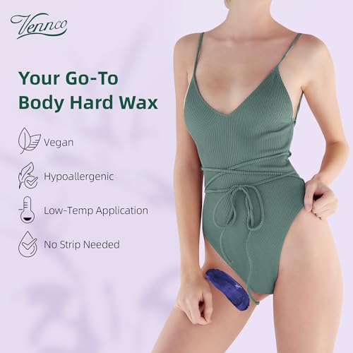 Hard Wax Beads,1LB Aloe + 1LB Lavender Hard Wax For Hair Removal,Gentle on All Skin Types