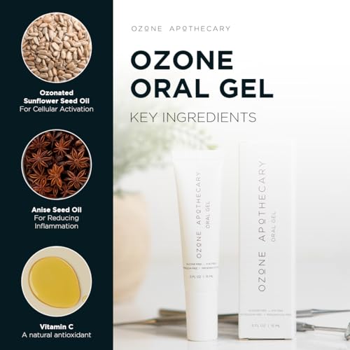 Natural Ozone Infused Dental Gel for Healthy Teeth and Gums – Soothing Oral Care