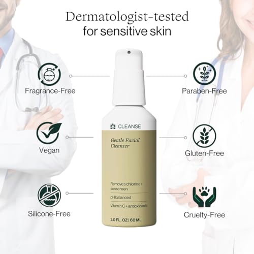 Dermasport Outdoor Essentials Kit: Sunscreen 50 SPF Lotion, Facial Cleanser, and Facial Moisturizer - Chlorine Skin Protection for Swimmers and Nourishment for Your Skin Anywhere for Smooth, and Youth