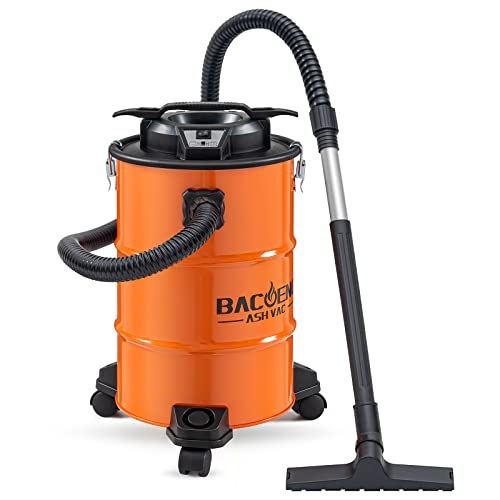 5.3 Gallon Ash Vacuum for Pellet Stoves - 1200W Fireplace & Wood Stove Cleaner