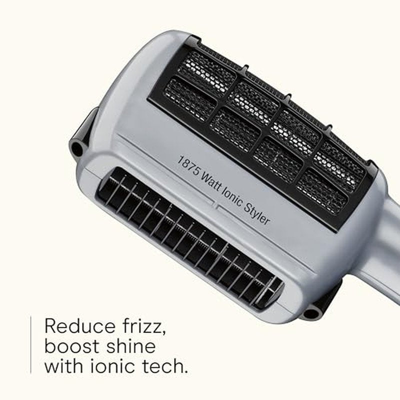 Conair 3-in-1 Styling Hair Dryer, 1875W Blow Dryer with 3 Styling Attachments to Detangle, Straighten, and Volumize, Ionic Technology, Dual Voltage