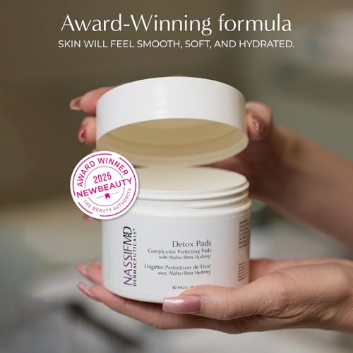 Exfoliating Detox Pads - Original Formula Face Size 30 Count by NASSIFMD