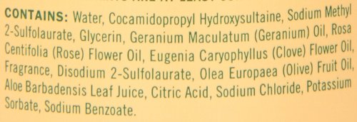 Liquid Hand Soap with Geranium - Moisturizing, Paraben-Free, 12.5 fl oz, 6 Pack