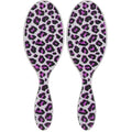 Wet Brush Original Detangler Brush - Pink Leopard, Safari - All Hair Types - Ultra-Soft Bristles Glide Through Tangles with Ease - Pain-Free Comb for Men, Women, Boys & Girls (Pack of 2)
