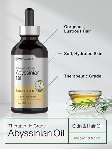 Abyssinian Oil for Skin and Hair - 4 fl oz Therapeutic Grade Nourishing Oil